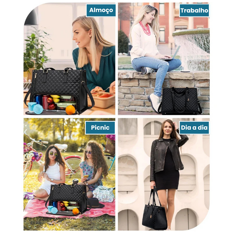 Bolsa Tote Grande - Versatta (Em Couro)
